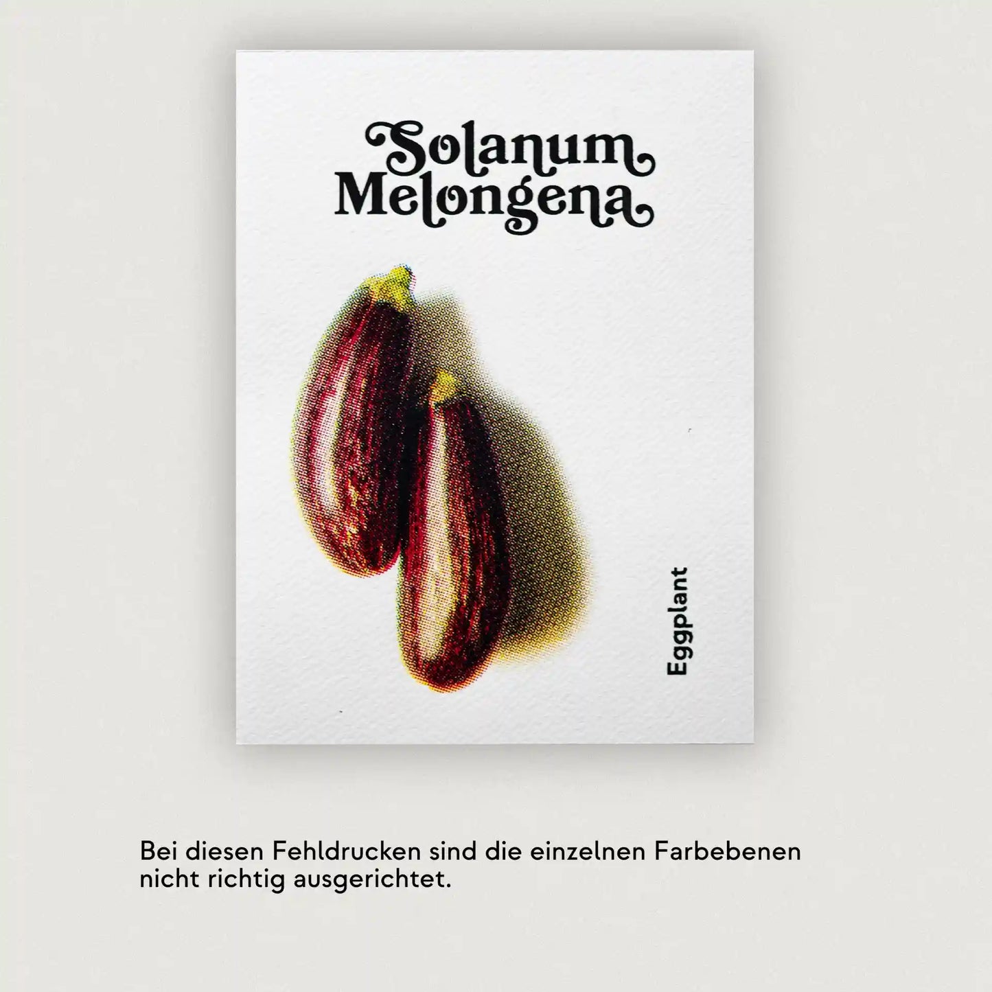 Erntereif: Aromatische Aubergine | 15x20cm