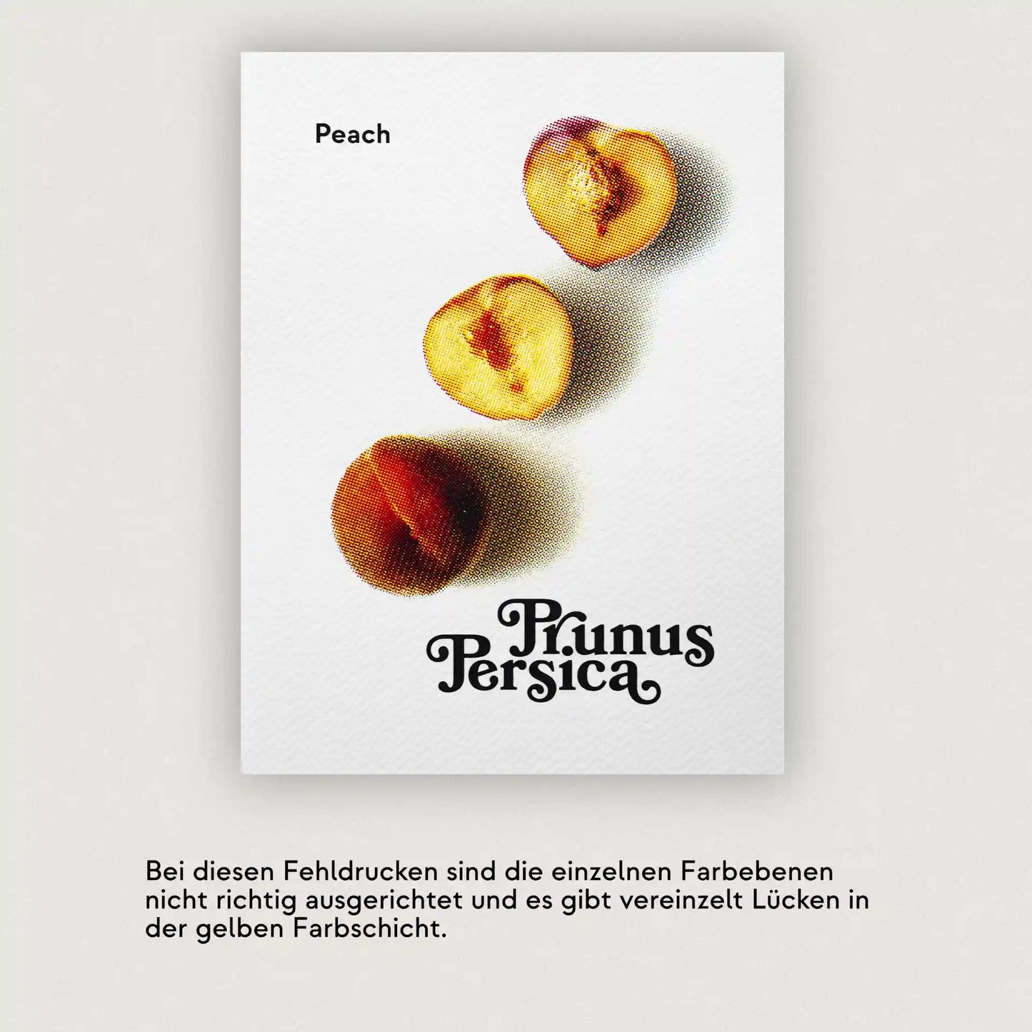 Erntereif: Prachtvoller Pfirsich | 15x20cm