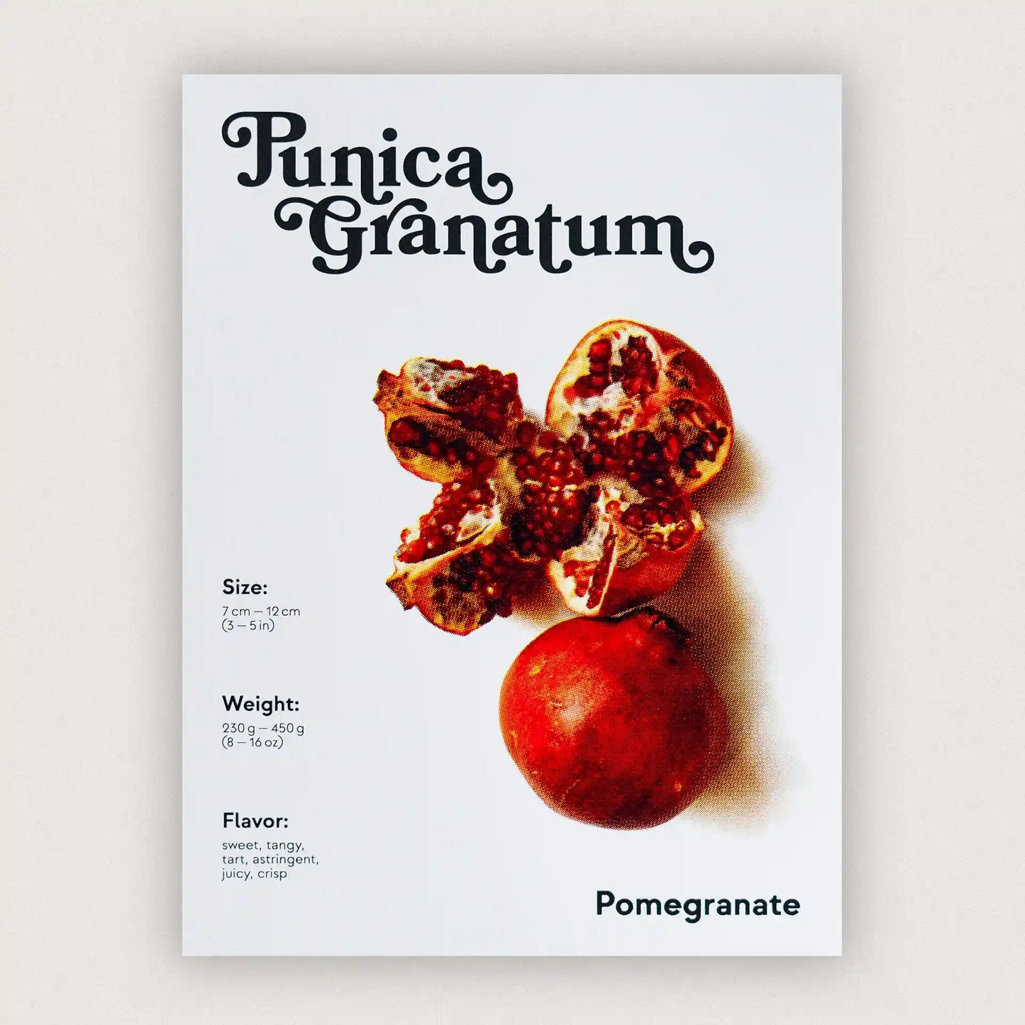 Erntereif: Genussvoller Granatapfel | 30x40cm