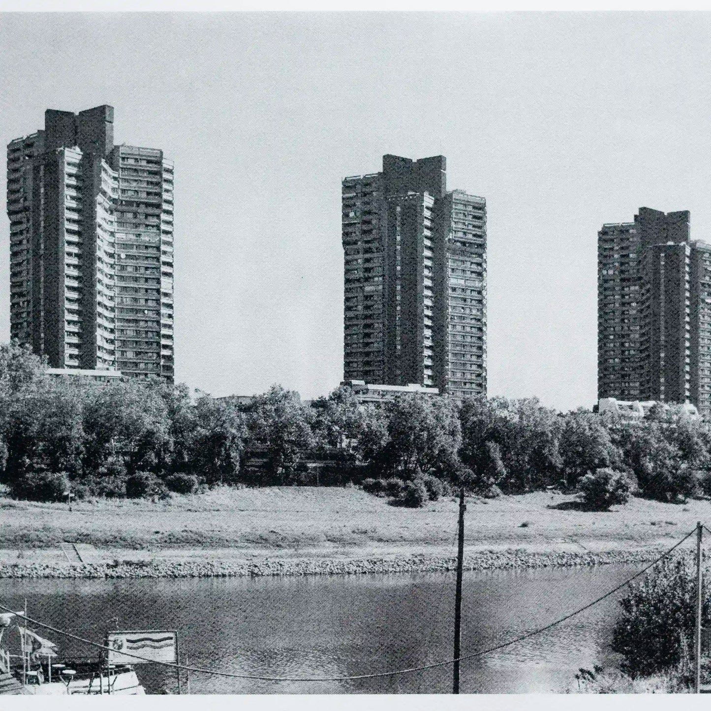 Passierte Plätze: Mannheim Neckarpromenade | 50x70cm